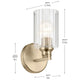 Gioe 9.5" 1-Light Wall Sconce