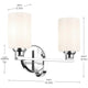 Gioe 14.25" 2-Light Vanity Light