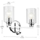 Gioe 14.25" 2-Light Vanity Light