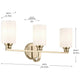 Gioe 24.25" 3-Light Vanity Light