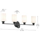 Gioe 32.25" 4-Light Vanity Light