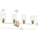 Gioe 32.25" 4-Light Vanity Light