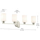 Gioe 32.25" 4-Light Vanity Light