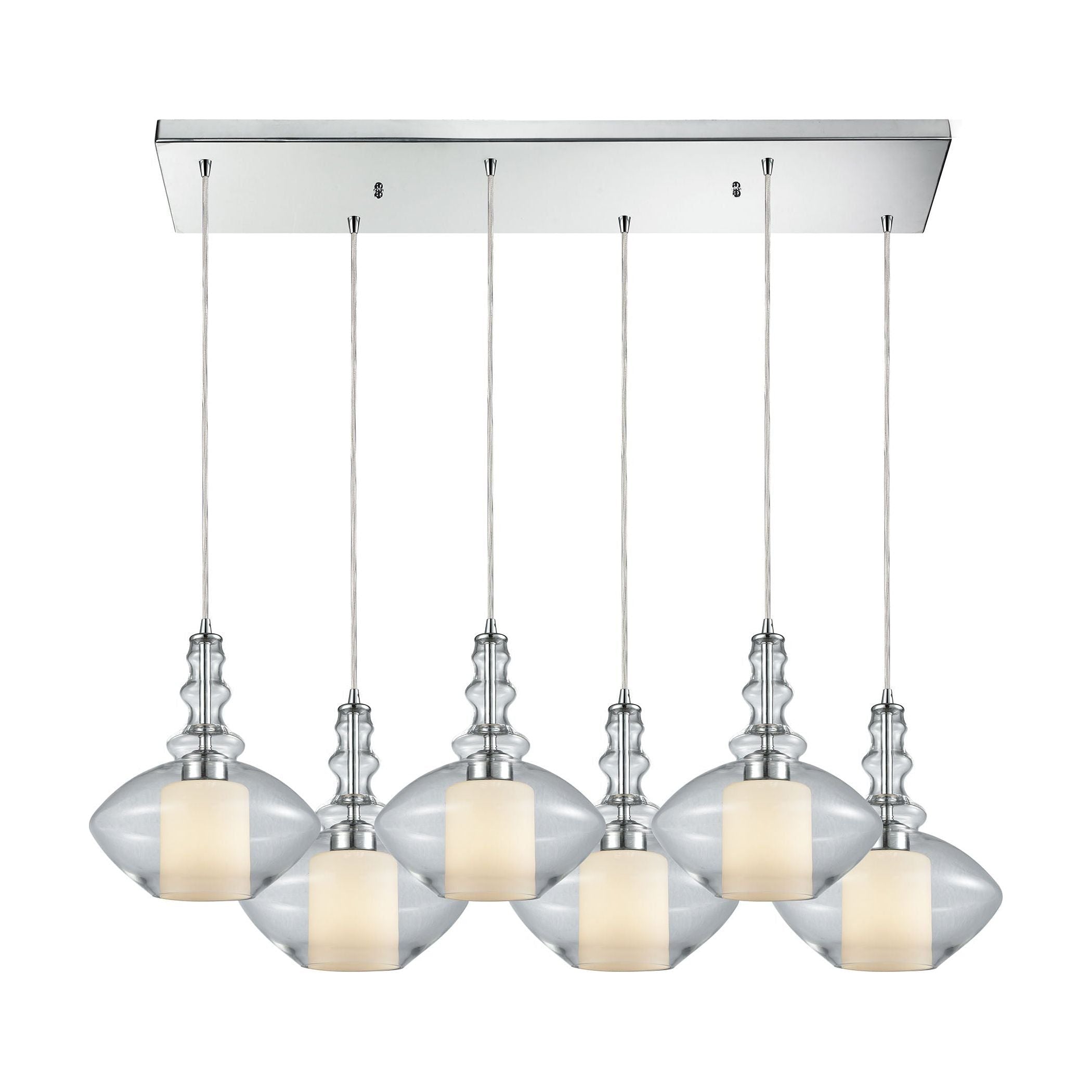 Alora 6-Light Rectangular Pendant