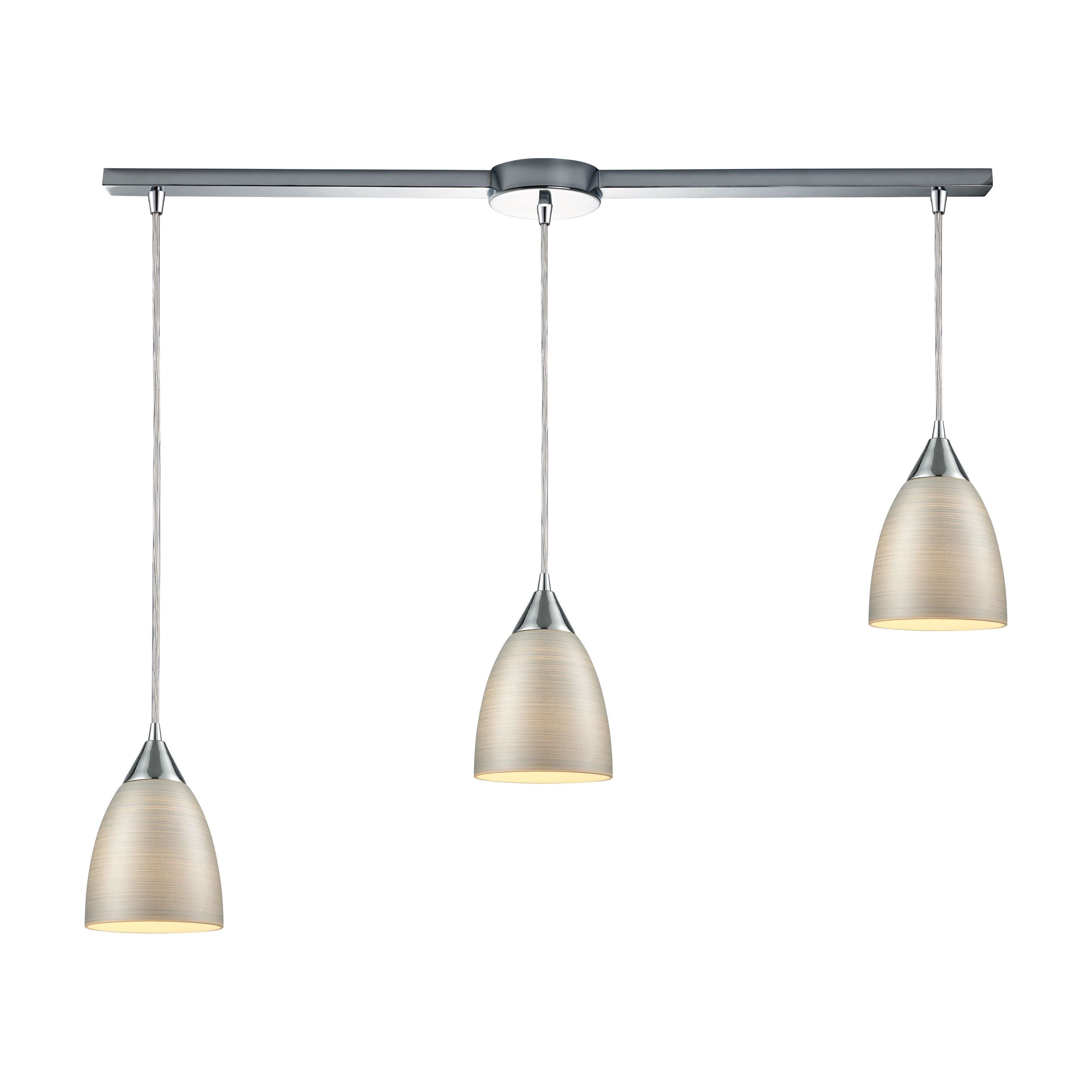 Merida 36" Wide 3-Light Linear Pendant