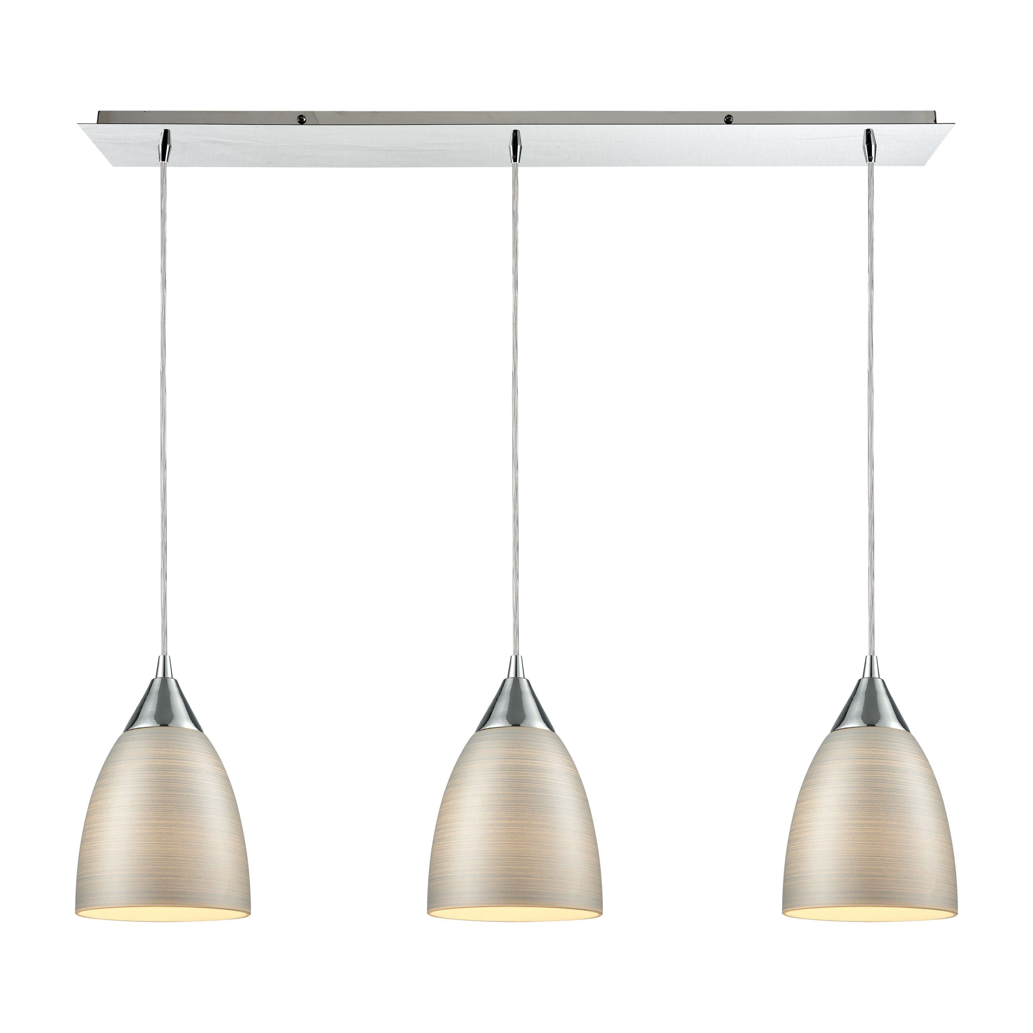 Merida 36" Wide 3-Light Linear Pendant