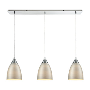 Merida 36" Wide 3-Light Linear Pendant