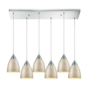 Merida 30" Wide 6-Light Linear Pendant