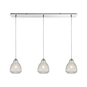 Victoriana 3-Light Linear Pendant Fixture