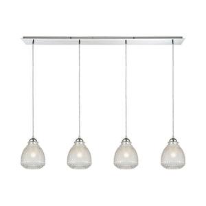 Victoriana 4-Light Linear Pendant Fixture