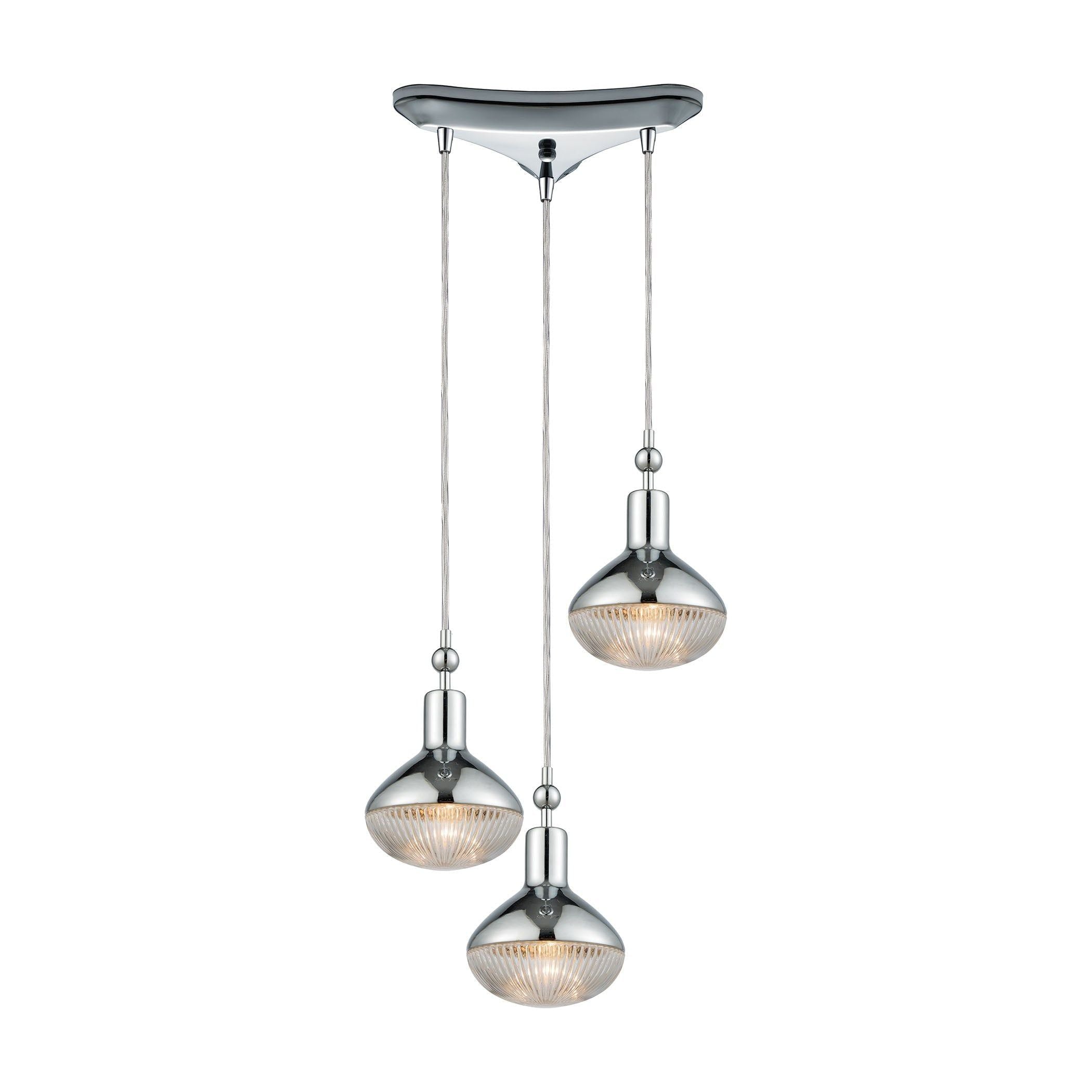 Ravette 12" Wide 3-Light Mini Pendant