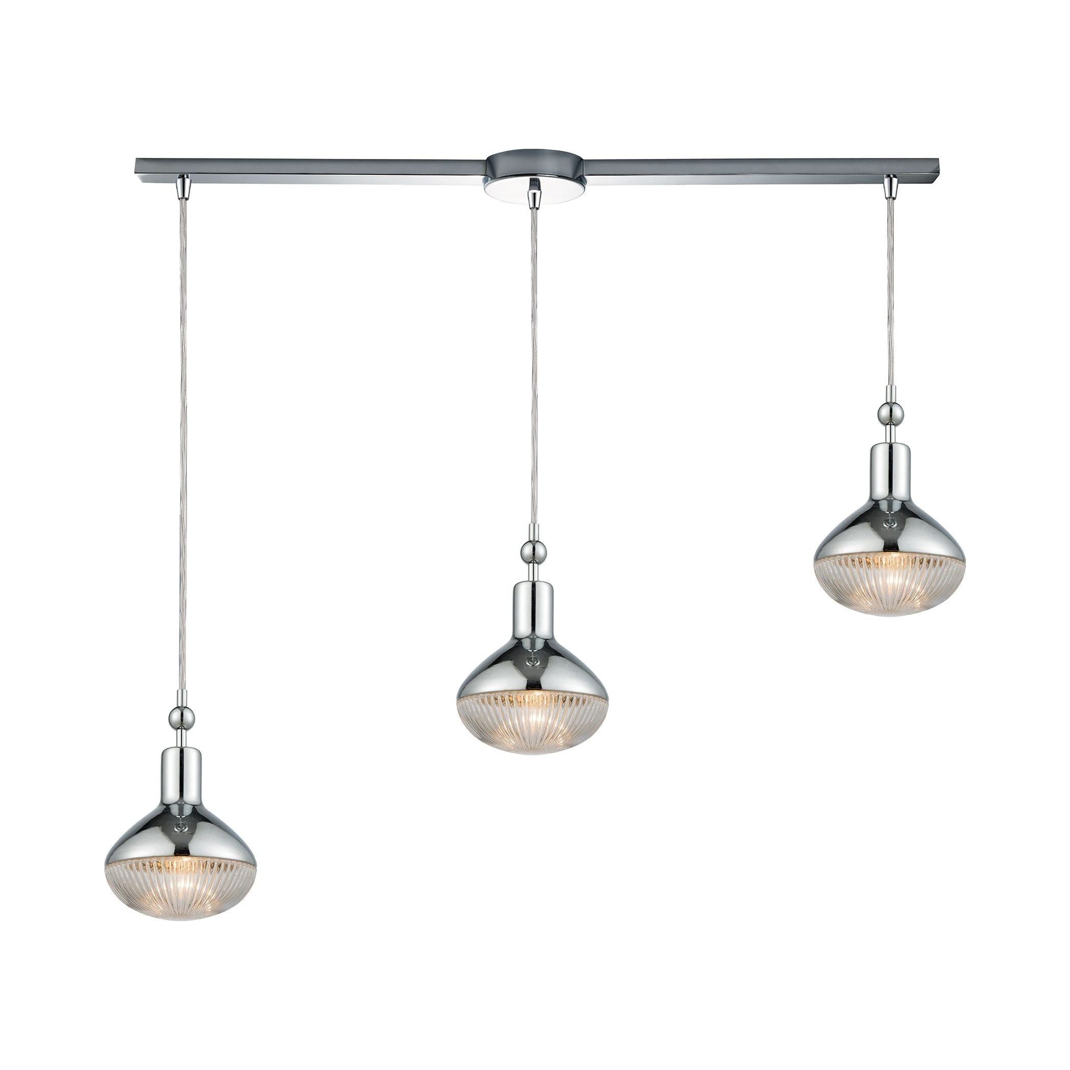 Ravette 38" Wide 3-Light Mini Pendant