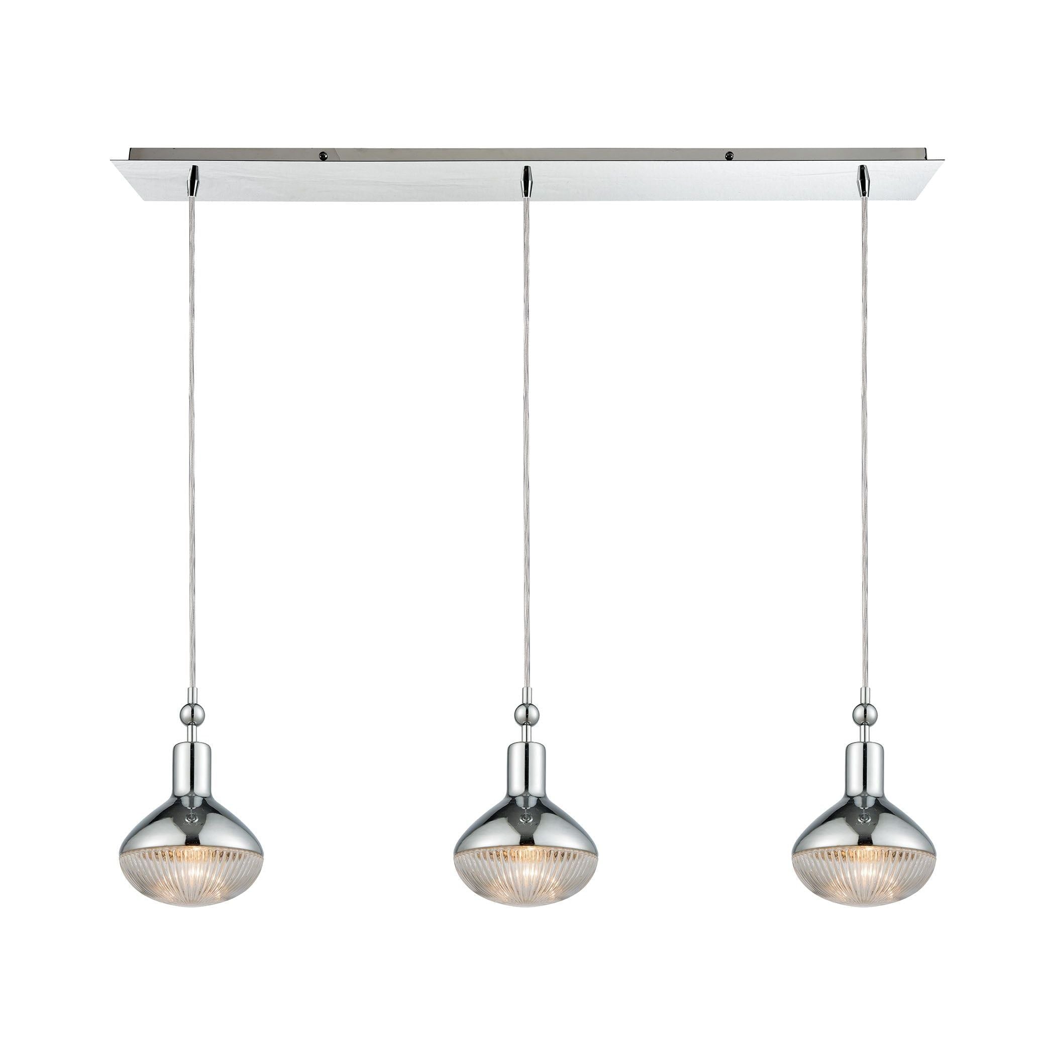 Ravette 36" Wide 3-Light Mini Pendant