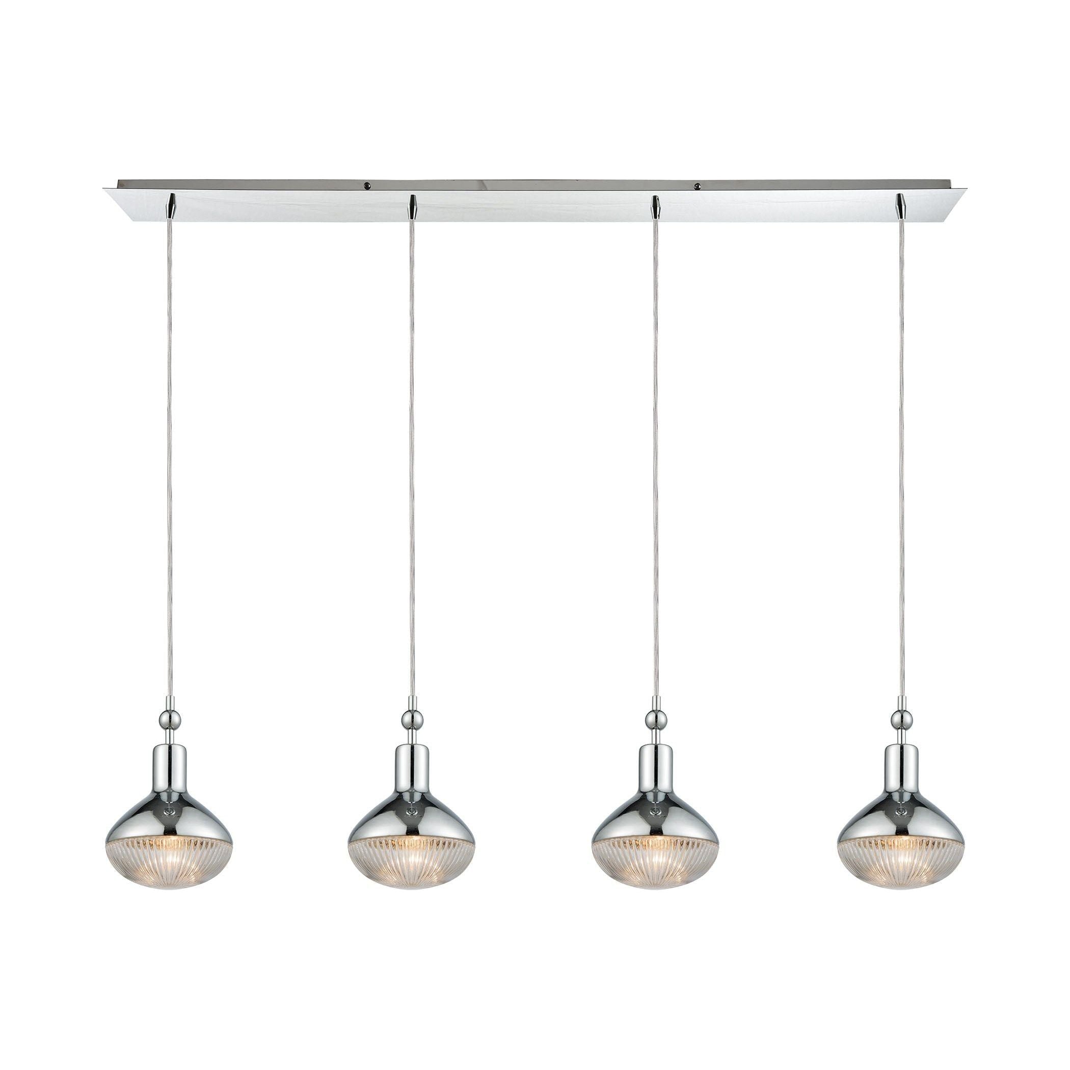 Ravette 46" Wide 4-Light Mini Pendant