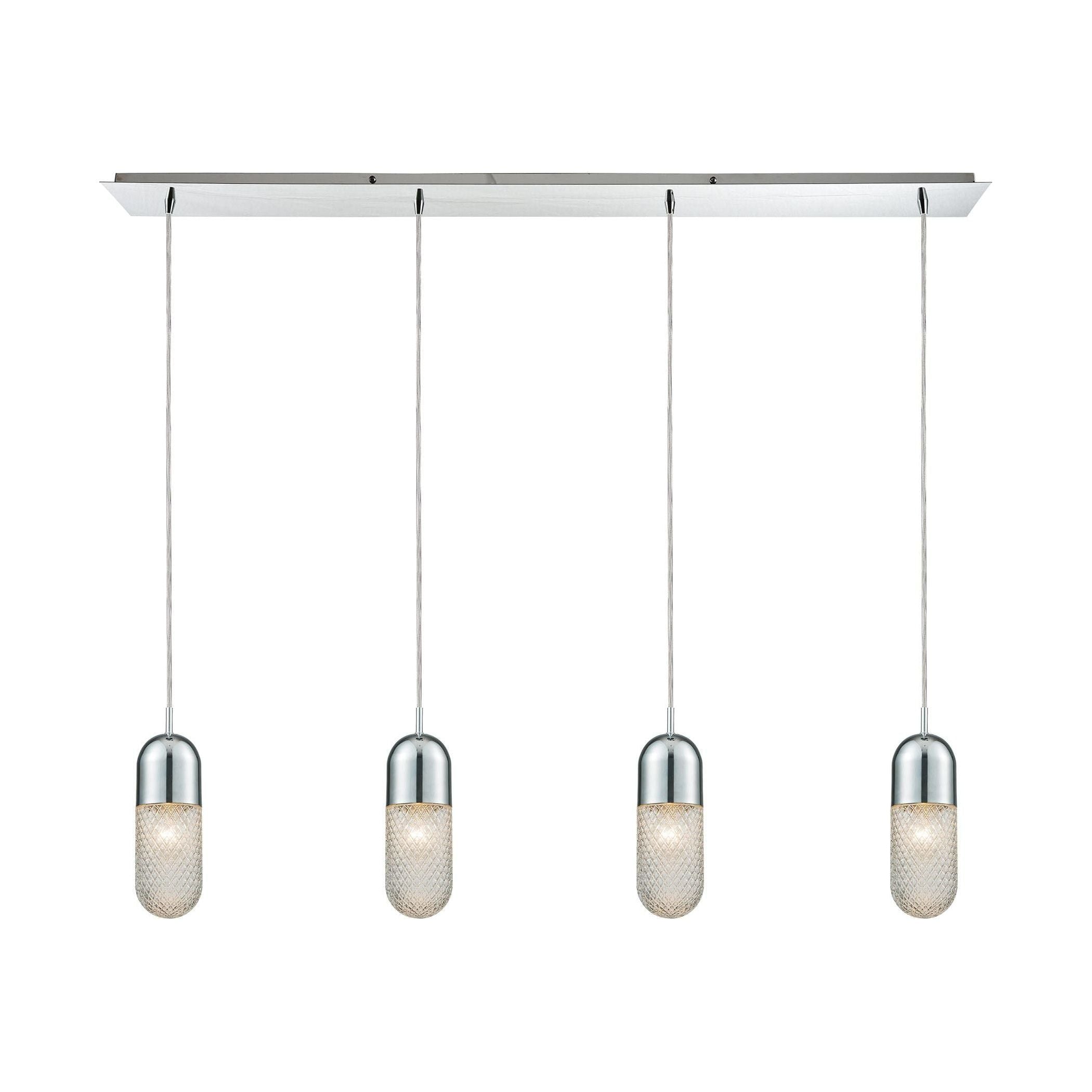 Capsula 46" Wide 4-Light Mini Pendant