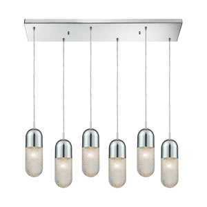 Capsula 6-Light Rectangular Pendant