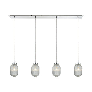 Dubois 10" Wide 4-Light Mini Pendant