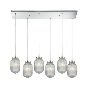 Dubois 32" Wide 6-Light Mini Pendant