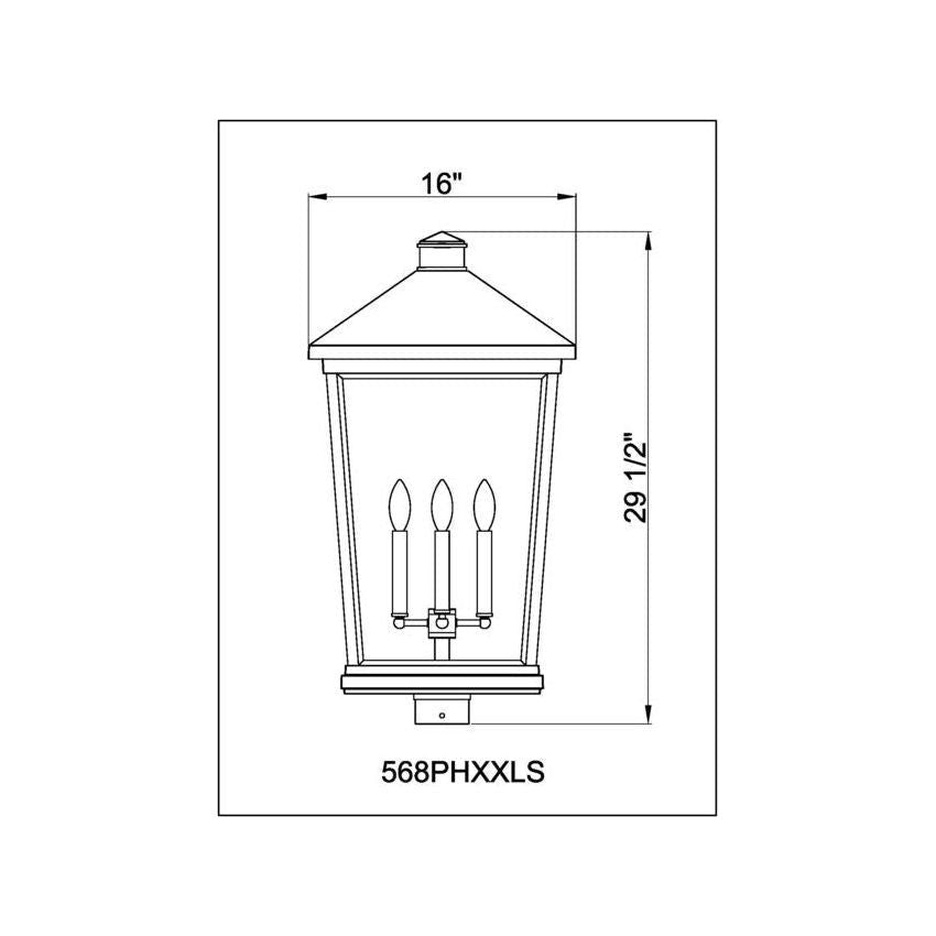 Beacon 4-Light Outdoor Post Mount Fixture