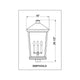 Beacon 4-Light Outdoor Post Mount Fixture