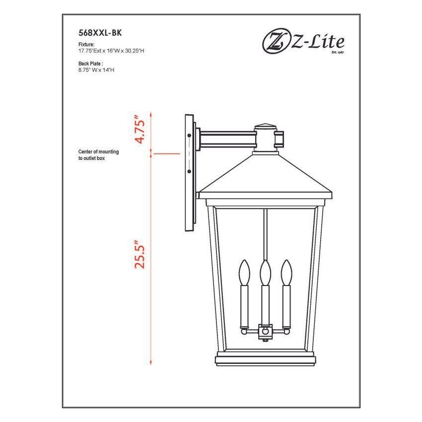 Beacon 4-Light Outdoor Wall Light