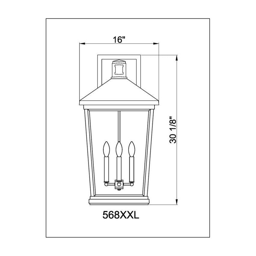 Beacon 4-Light Outdoor Wall Light