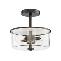 Fuller 2-Light Semi Flush/Pendant Convertible