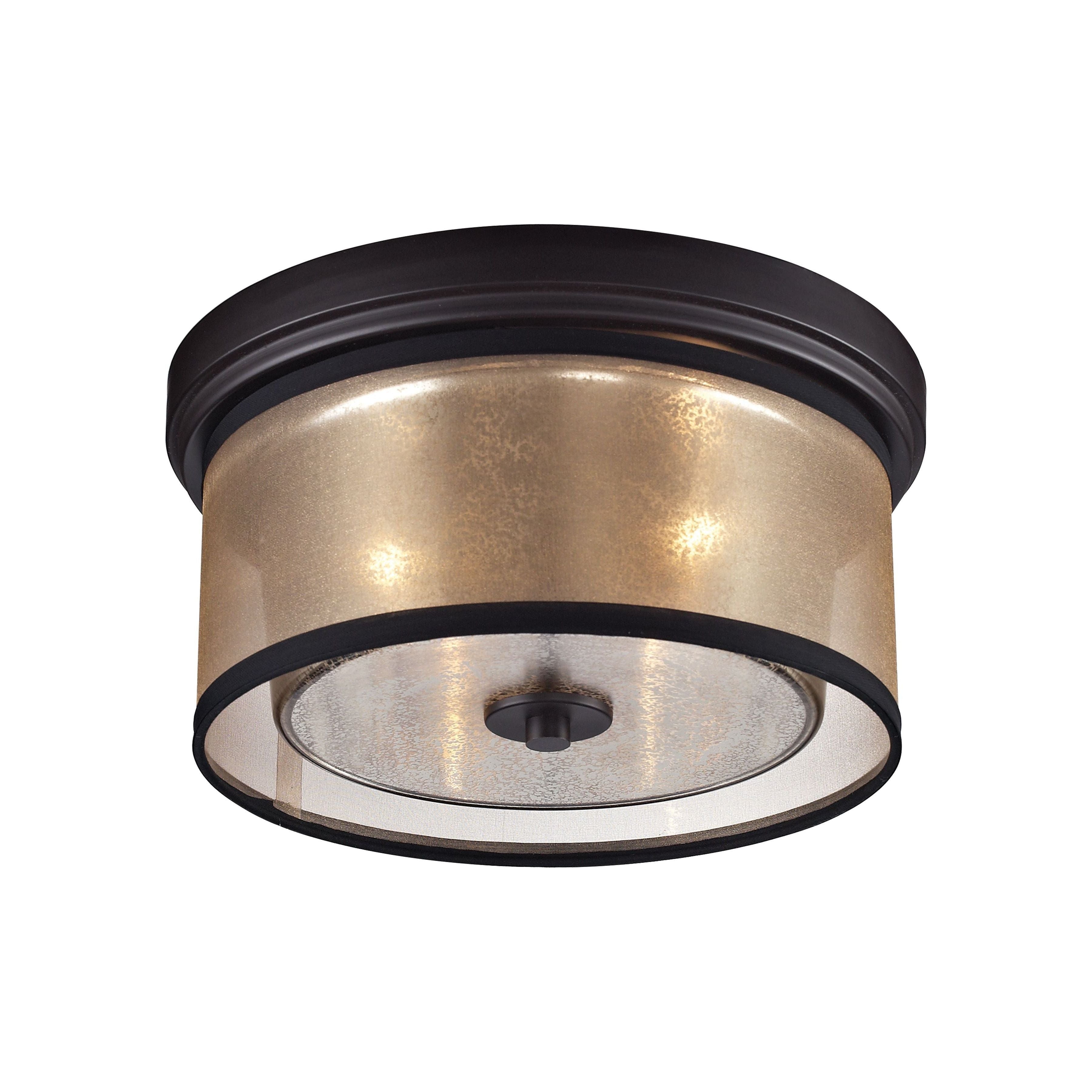 Diffusion 13" Wide 2-Light Flush Mount