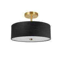 Everly 3-Light Semi-Flush Mount