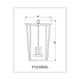 Seoul 4-Light Outdoor Pendant