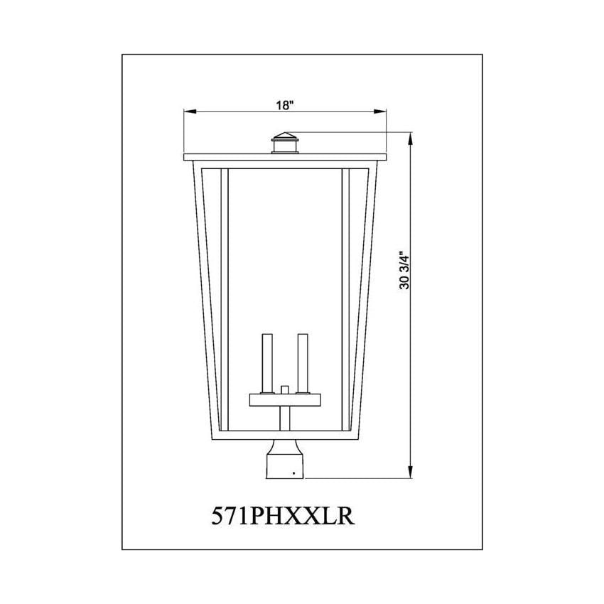 Seoul 4-Light Outdoor Post Mount Fixture