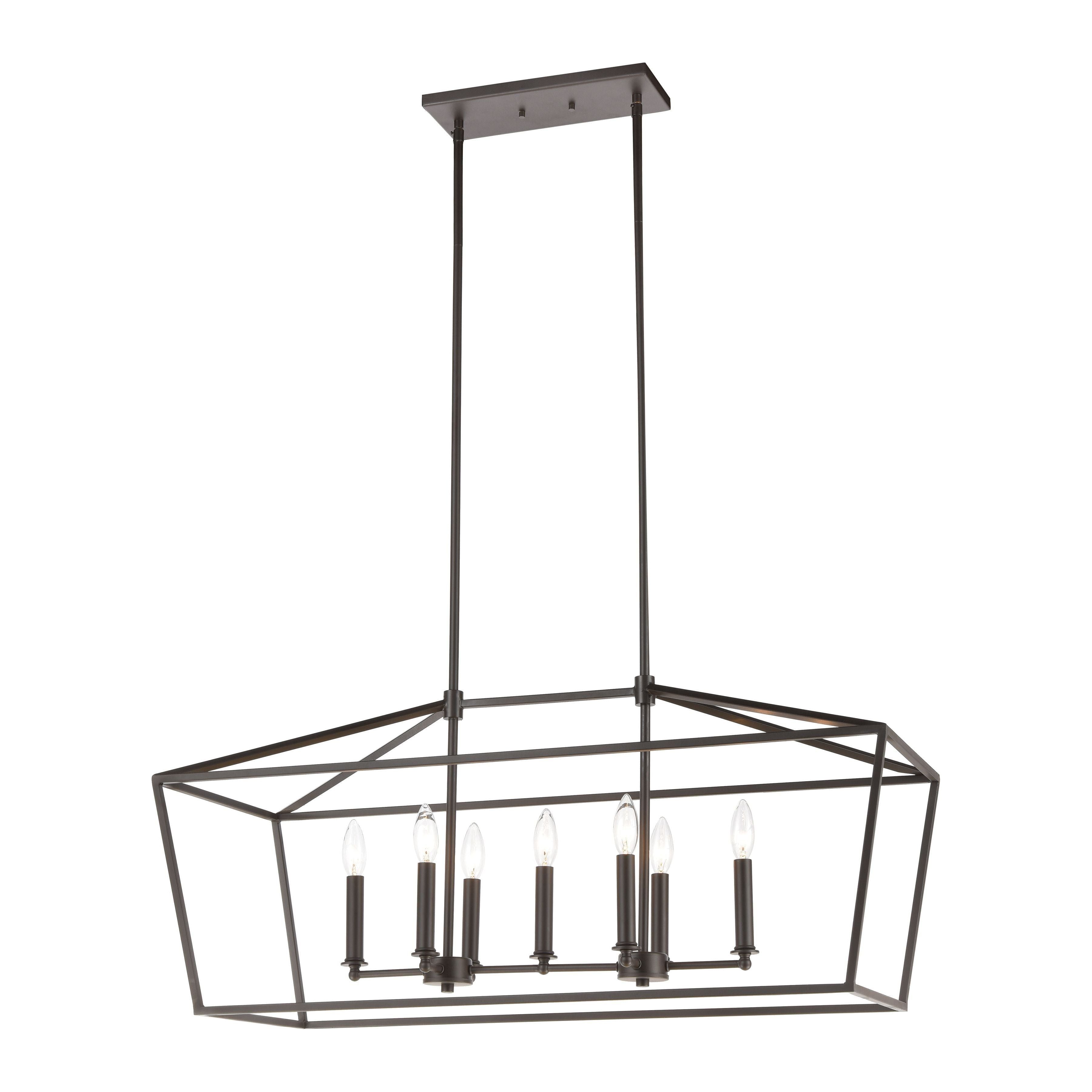 Fairfax 36" Wide 7-Light Linear Chandelier