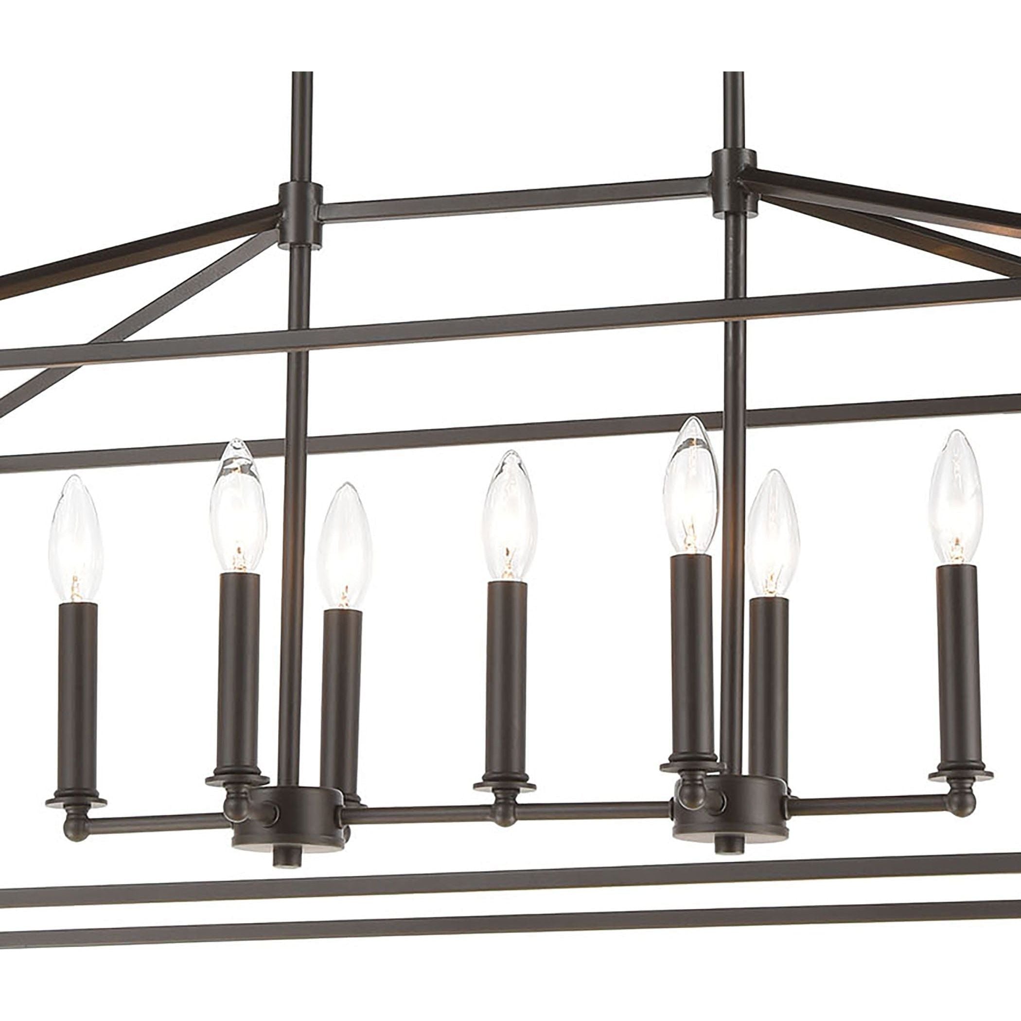 Fairfax 36" Wide 7-Light Linear Chandelier