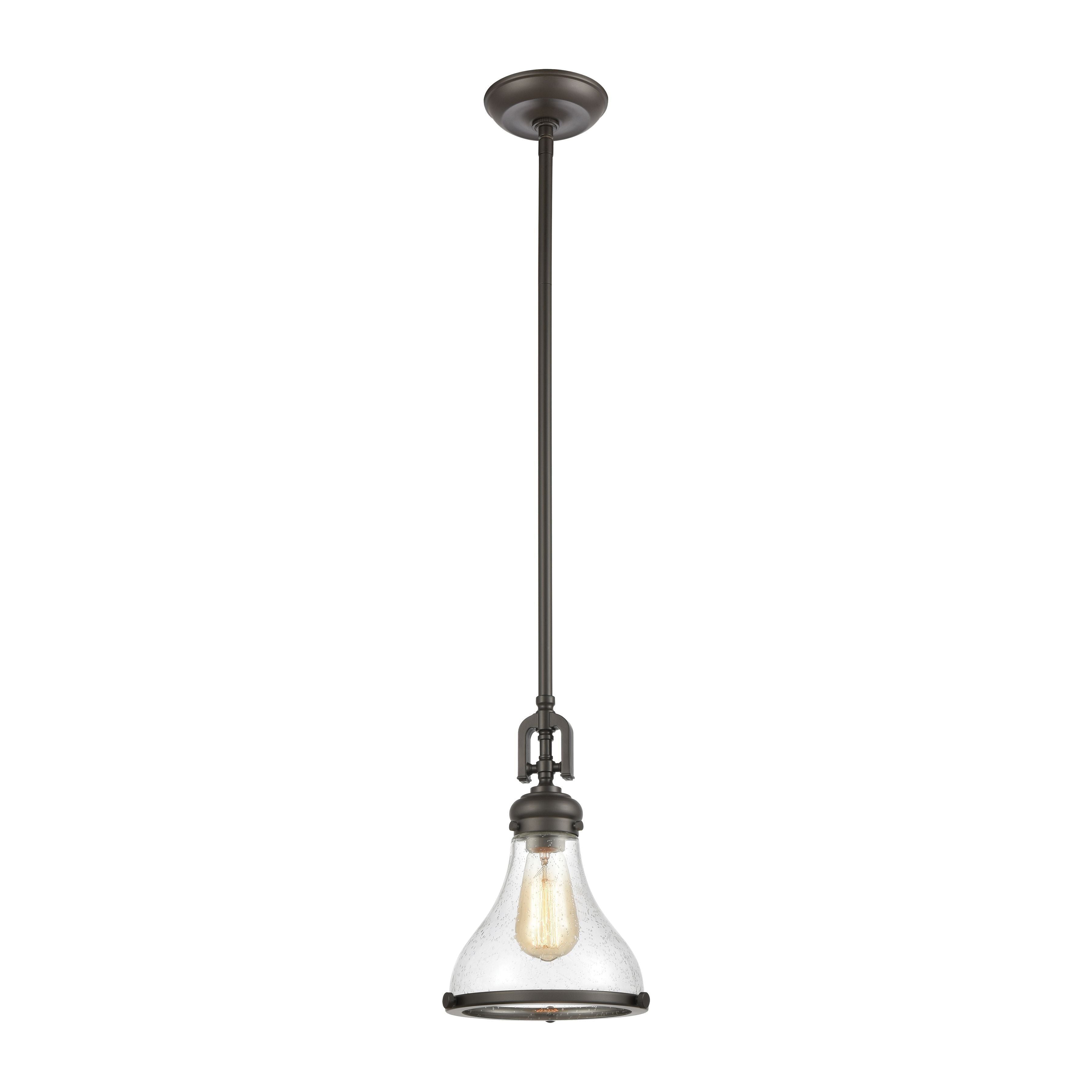 Rutherford 9" Wide 1-Light Mini Pendant