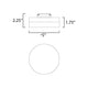 Illuminaire II 5" Round 3000K LED Flush Mount