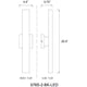 Edge 2-Light Small Outdoor Wall Light