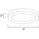 Wafer 7" Round 3000K LED Surface Mount