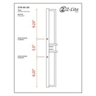 Z-Lite - Eclipse 2-Light Outdoor Wall Light - Lights Canada