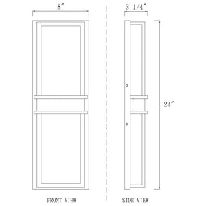 Z-Lite - Eclipse 2-Light Outdoor Wall Light - Lights Canada