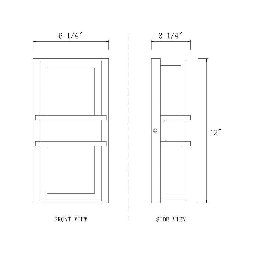 Z-Lite - Eclipse 2-Light Outdoor Wall Light - Lights Canada