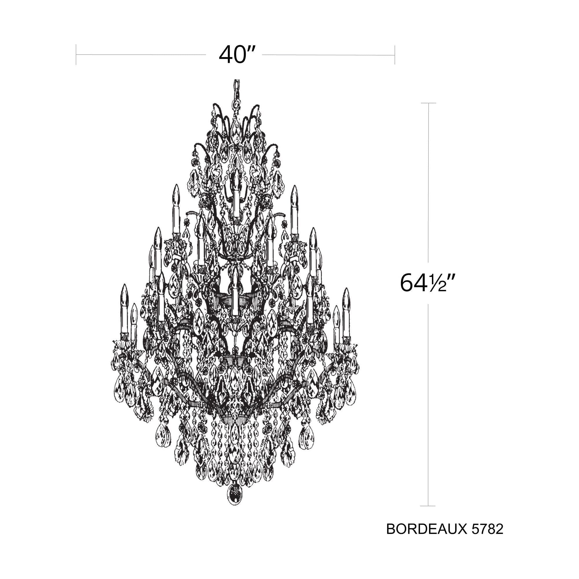 Bordeaux 25-Light Chandelier