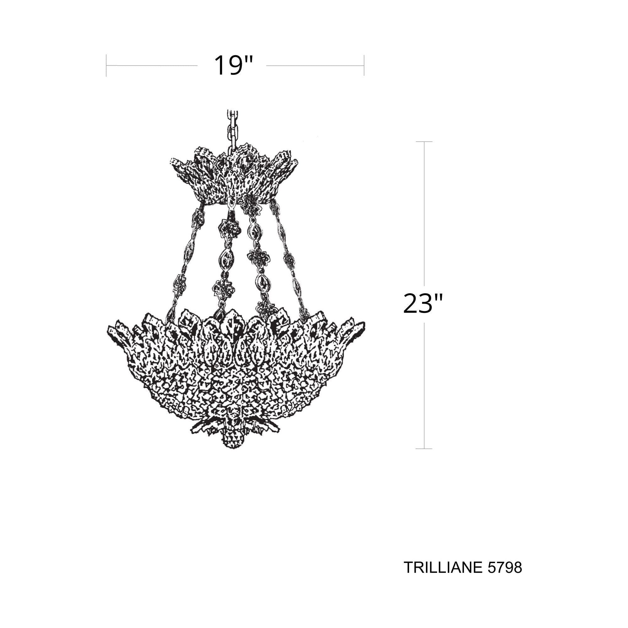 Trilliane 8-Light Chandelier