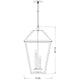Z-Lite - Talbot 4-Light Outdoor Pendant - Lights Canada