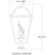 Z-Lite - Talbot 4-Light Outdoor Pier Mount - Lights Canada