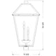 Z-Lite - Talbot 4-Light Outdoor Post Light - Lights Canada