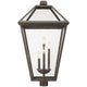 Z-Lite - Talbot 4-Light Outdoor Post Light - Lights Canada