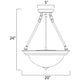 Essentials 3-Light Invert Bowl Pendant