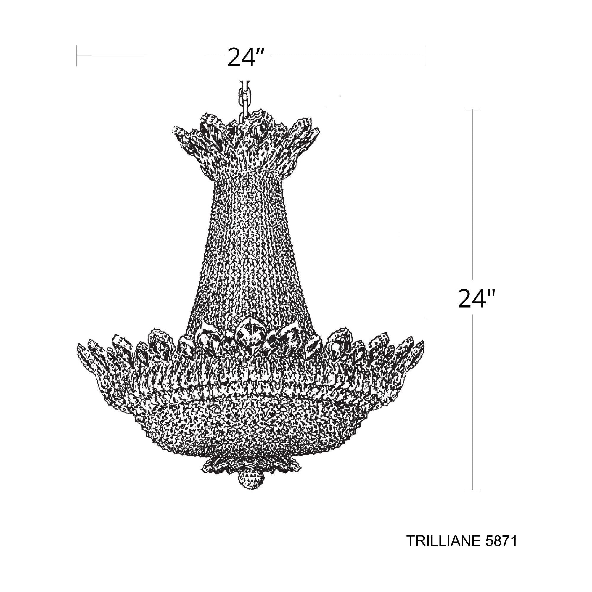 Trilliane 24-Light Chandelier