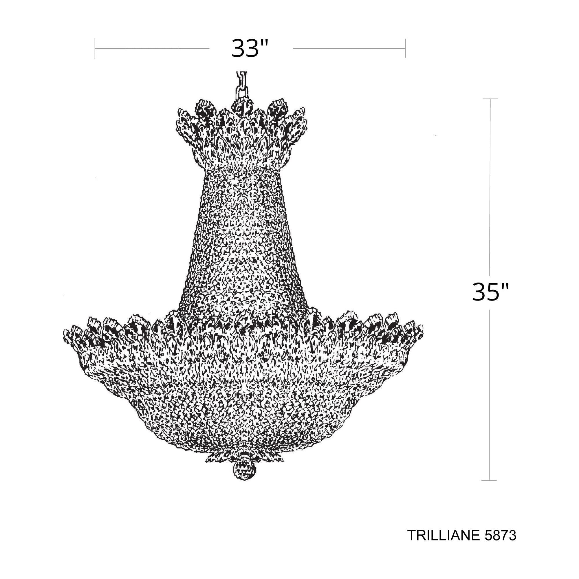 Trilliane 53-Light Chandelier