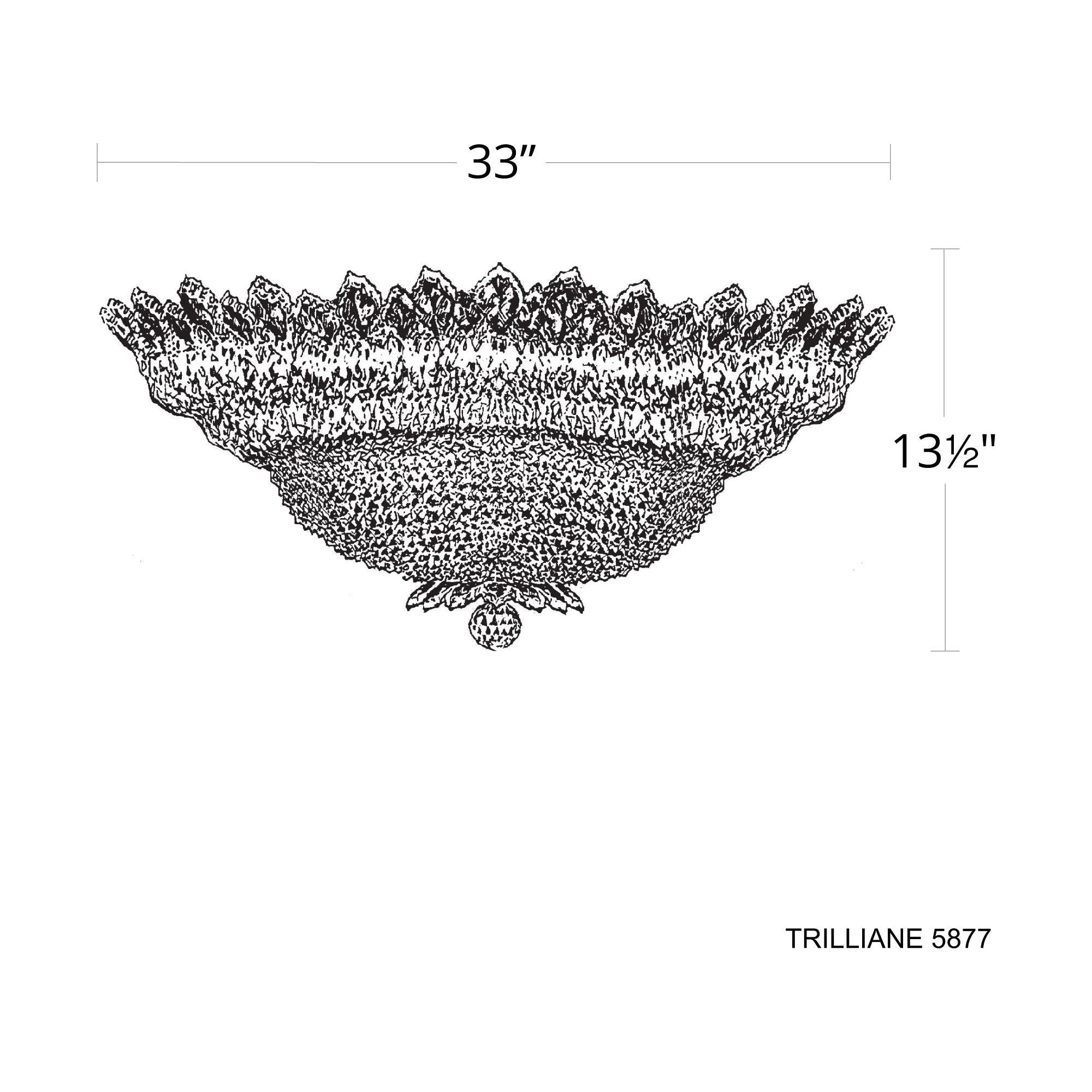 Trilliane 23-Light Flush Mount